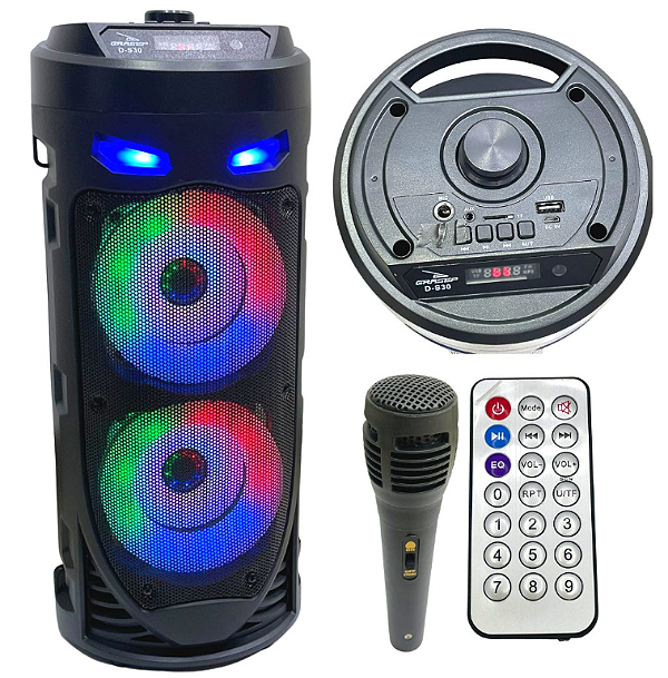 Caixa de Som Portátil GRASEP D-S30