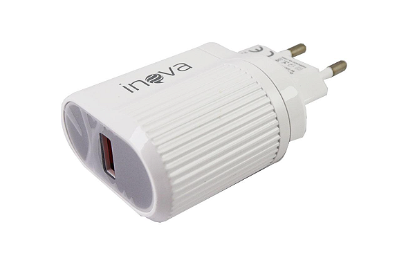 Carregador Rápido Inova 20W - Type C - CAR-3181C - 1 Entrada Usb-Com Cabo Separado