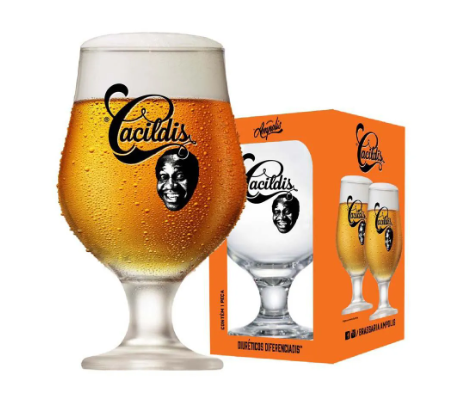 TACA VIDRO 380ML 2PCS CACILDIS