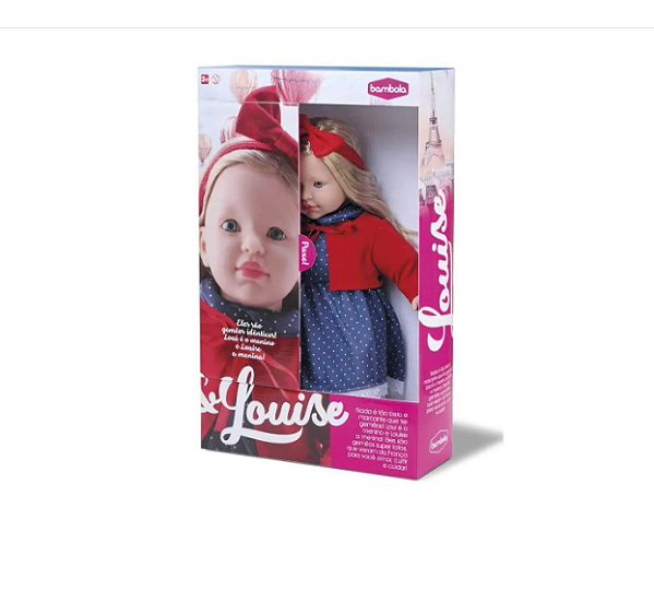 BONECA LOUISE 58CM REF 642