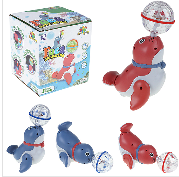 FOCA EMPINA BOLA COM SOM E LUZ