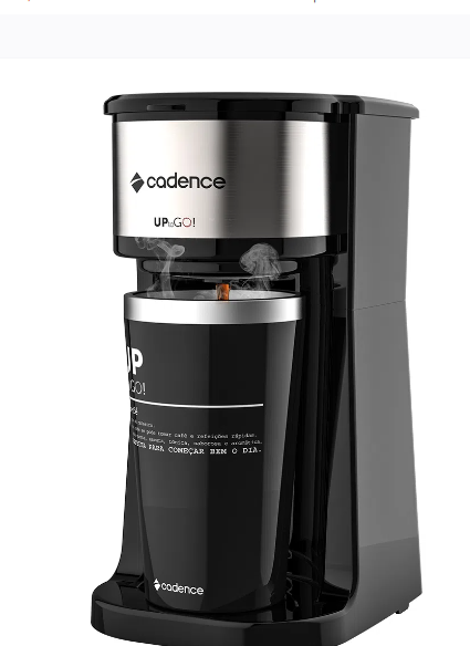 Cafeteira Elétrica Cadence To Go com Copo Térmico
