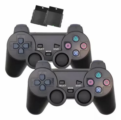 CONTROLE PS2 COM FIO E SEM FIO