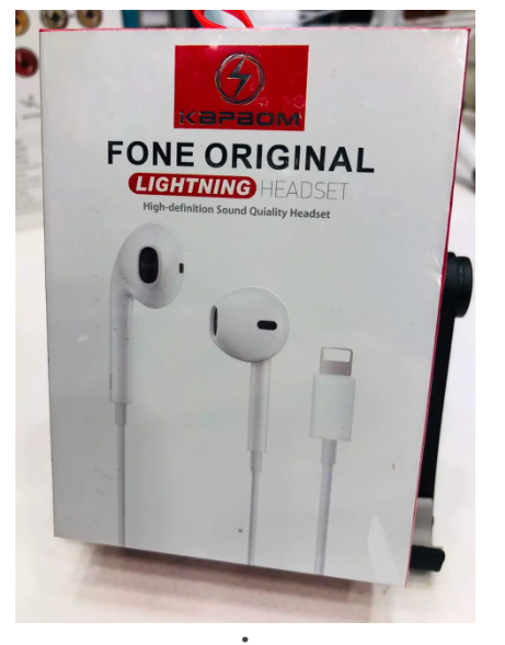 FONE DE OUVIDO IPHONE KAPBOM