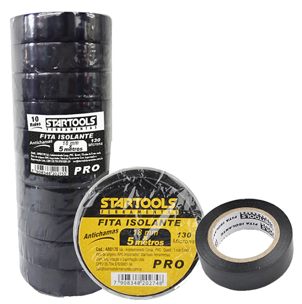 FITA ISOLANTE 5MTSX18MM C/10 U