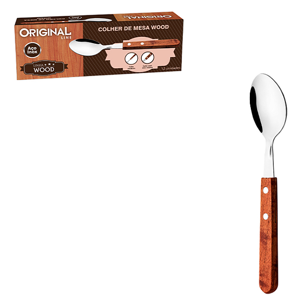 JG COLHER DE MESA INOX 12PCS C