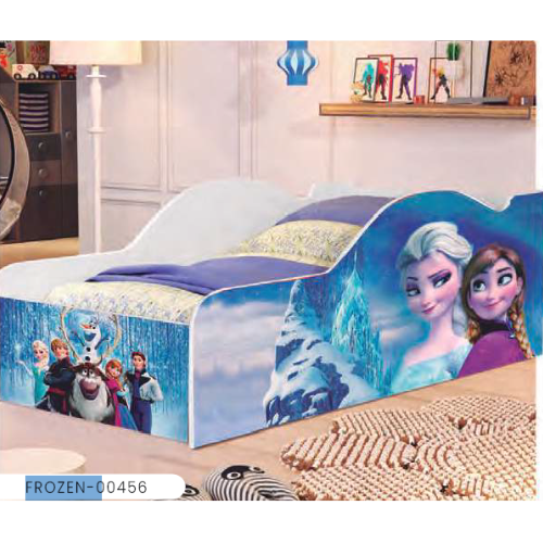 Cama Carro 02 Juvenil Adesivada FROZE