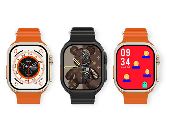 IWO-Relógio Inteligente Ultra NFC para Homens e Mulheres Rastreador GPS Chamada Bluetooth Smartwatch Esportivo à Prova DÁgua Série 8 49mm Maçã 9