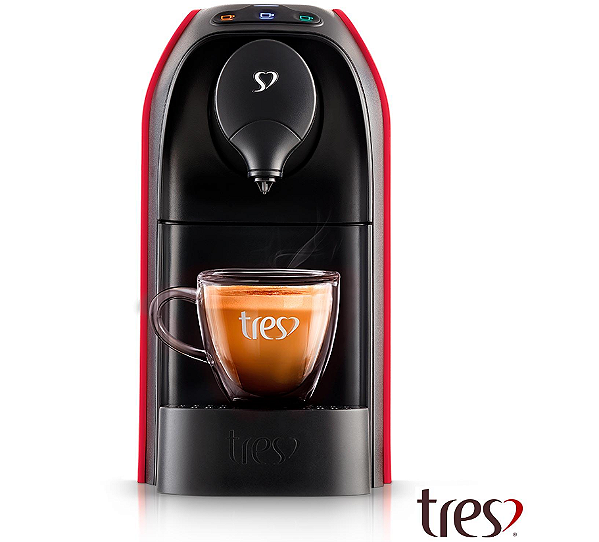 Cafeteira Espresso Passione Vermelha Automática - TRES 3 Corações