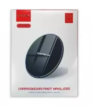 Carregador Kapbom 15W p/ Indução Fast Wireless (KA-5299)