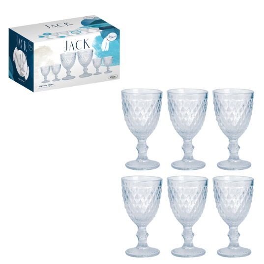TACA VIDRO TRANSP JACK 320ML C