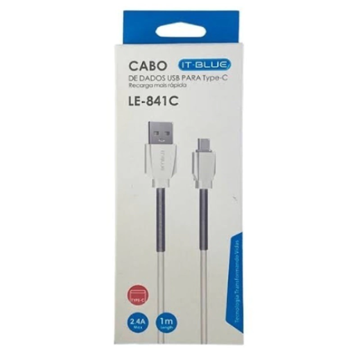 CABO DE DADOS MICRO USB TIPO-C 2M LE-841C-2