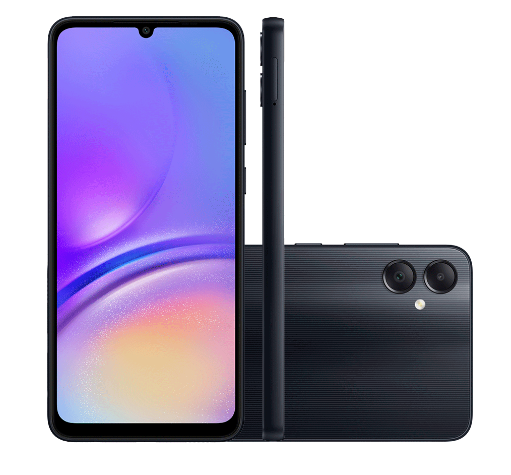 Smartphone Samsung Galaxy A05 128GB 4GB RAM Tela 6.7 Preto