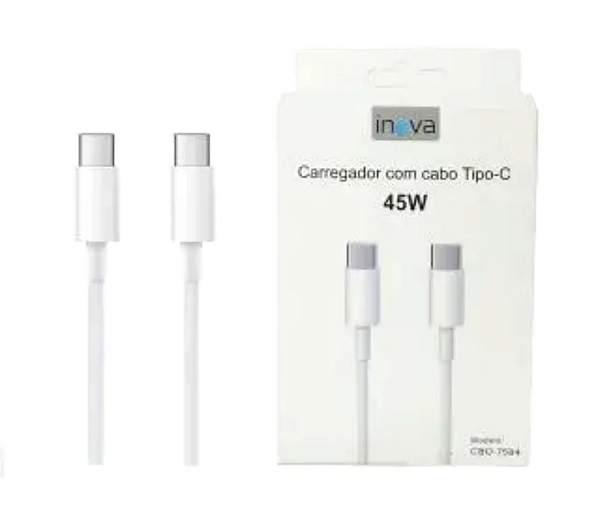 CABO CARREGADOR TIPO C 45W