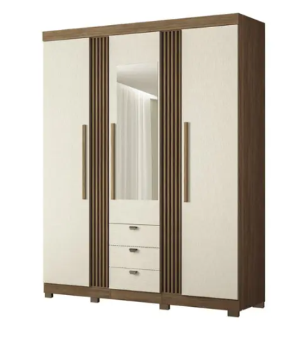 GUARDA-ROUPA AURORA COM ESPELHO