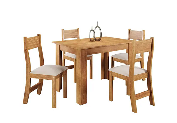 CONJUNTO MESA PALACE 4CAD BRIZA