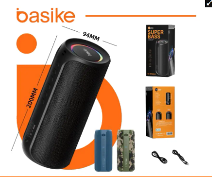 Caixa de SOM Bluethoot Basike Ba-RAD-034