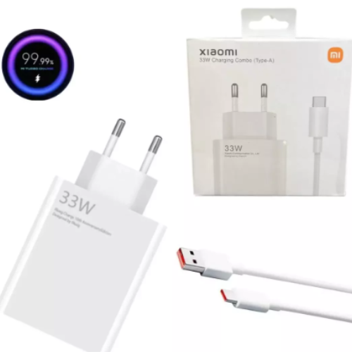 Carregador Turbo 33w P/ Xiaomi inteligente