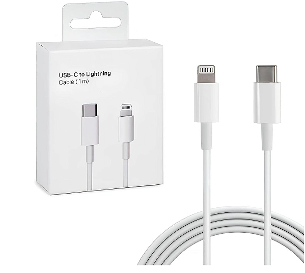 Cabo Para iPhone Tipo C Lightning 1m USB-C Tipo C de Carregamento Turbo PD 20W