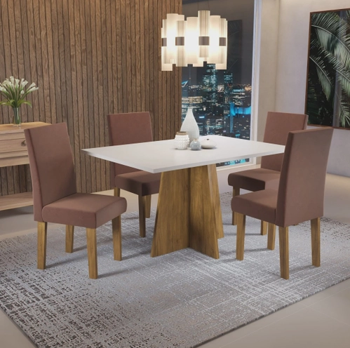 CONJUNTO DE MESA SEVILHA 4 CAD VENUS