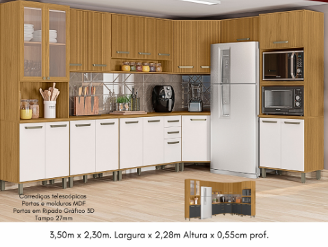 COZINHA MODULADA CRIARE C1