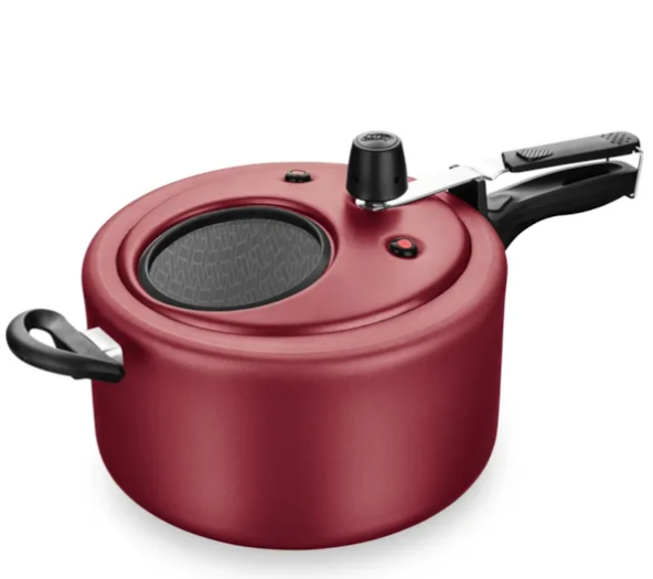 P. PRESSÃO 6 L COM VISOR DE VIDRO ANTIADERENTE GRAFITE MTA