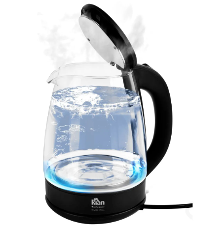 Chaleira Elétrica De Vidro 1,7l Kian Chv-100