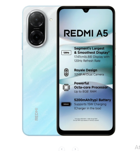 Redmi A5 4gb 128GB