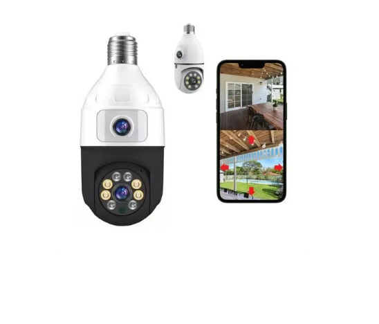CAMERA WIFI LAMPADA DUPLA jt-9696