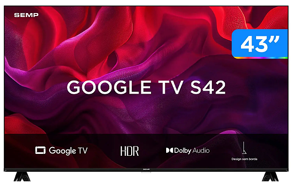 TV LED FHD 43 SEMP 43S42 GOOGLE TV
