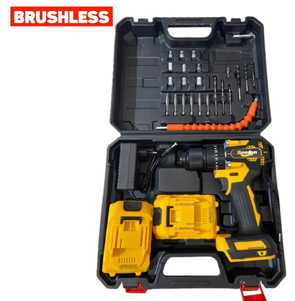 PARAFUSADEIRA FURADEIRA BOSDON CR-8053A 2 BATERIAS + MALETA