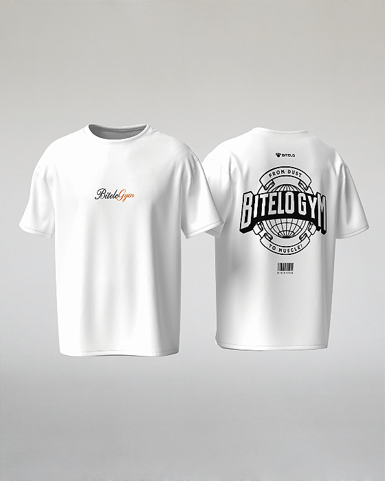 CAMISETA OVERSIZED OFF WHITE BITELO GYM
