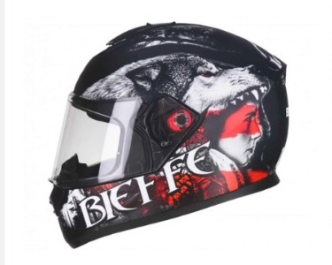 CAPACETE B-12 ST HUNT PRETO F/VERMELHO SMART TRIP C/BLUETOOTH