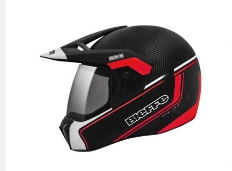 CAPACETE 3 SPORT STATO PRETO/VERMELHO