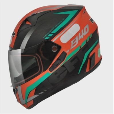 CAPACETE B-40 TRACKER VERMELHO/OCEANO