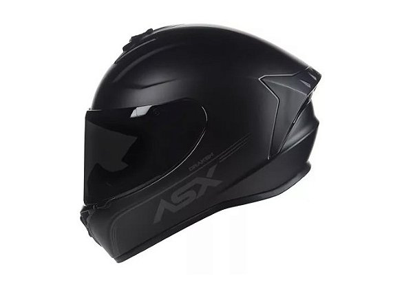 CAPACETE AXXIS DRAKEN SOLID/MONO MATT BLACK FOSCO