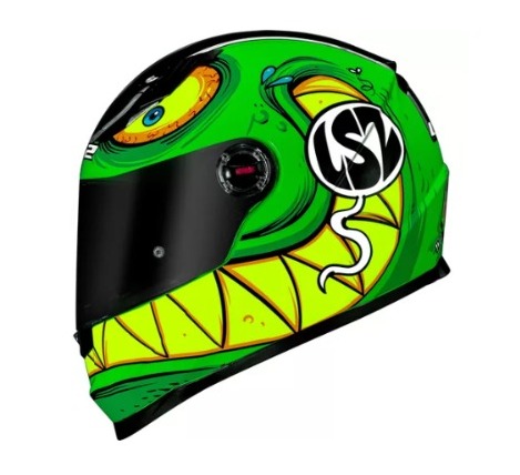 CAPACETE LS2 FF358 RAMPAGE GREEN