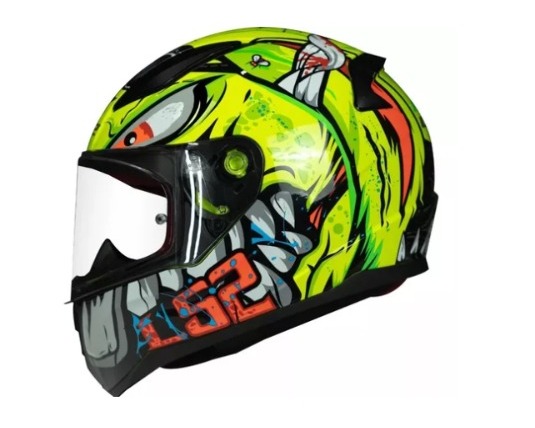 CAPACETE LS2 RAPID FF353 BADASS AMARELO