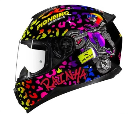 CAPACETE NORISK FAB RAZOR FANNY WHEELING REPLICA