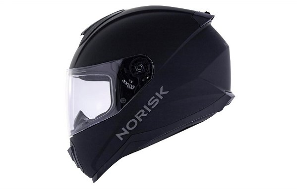 CAPACETE NORISK FAB RAZOR SOLID PRETO FOSCO