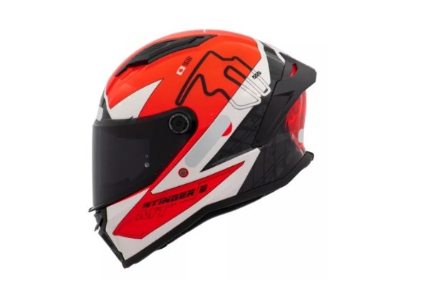 CAPACETE MT HELMETS STINGER 2 GRAND PRIX C5 - GLOSS JAPÃO