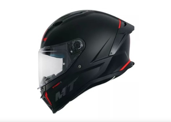 CAPACETE MT HELMETS STINGER 2 SOLID A1 - BLACK MATE