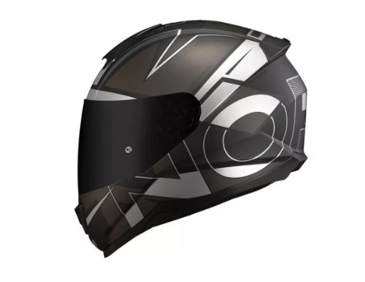 CAPACETE NORISK RAZOR AXIAL MATTE BLK/SILVER