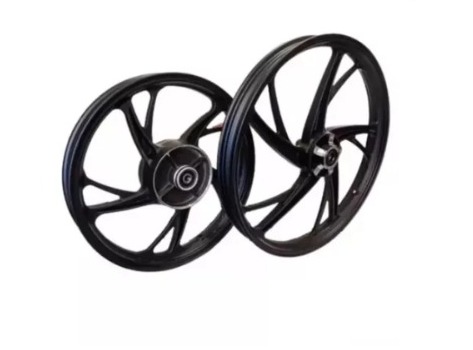 RODA ALUMINIO BIZ 125 05/21 5P.PRET FOSC DISCO(PE GALINHA)