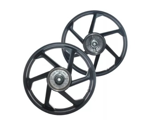 RODA ALUMINIO BIZ 125 05/21 KS/ES/BIZ 100 98/05/12/15 BIZ 110 6P.PRET FOSC TAMBOR