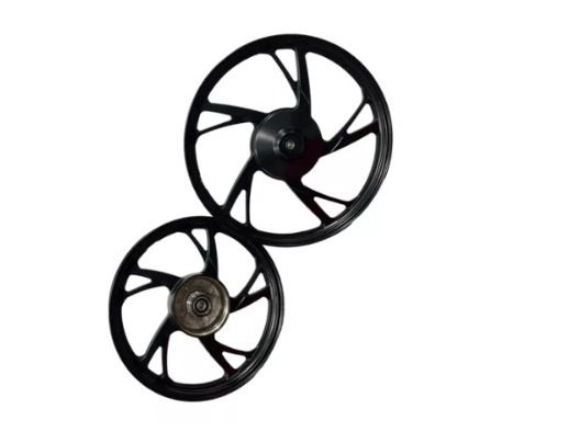 RODA ALUMINIO BIZ 125 05/21 KS/ES/BIZ 100 98/05/12/15/BIZ 110 5P.PRET FOSC TAMBOR(PE GALINHA)
