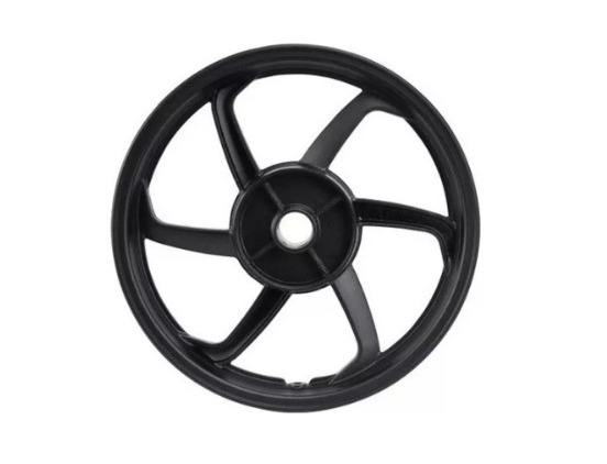 RODA ALUMINIO BIZ 125 6P PRET TRAS