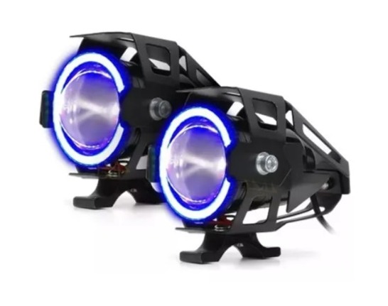 FAROL MILHA LED ANGEL 3001 15W AZUL 3 ESTAG(U7) C/STROOBO (MEDIO)
