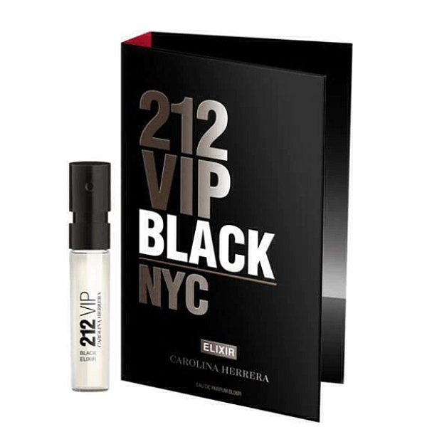 Amostra Oficial 212 Vip Black Elixir - Carolina Herrera
