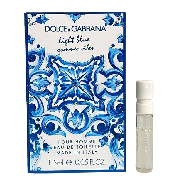 Amostra Oficial Light Blue Summer Vibes Pour Homme – Dolce & Gabbana